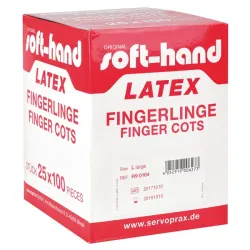 Soft-Hand Latex Vingercondooms - 3 - gemiddeld